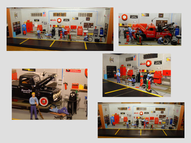 1/24 Snap-on Tools 1950' ガレージ ジオラマ＆ミニカー