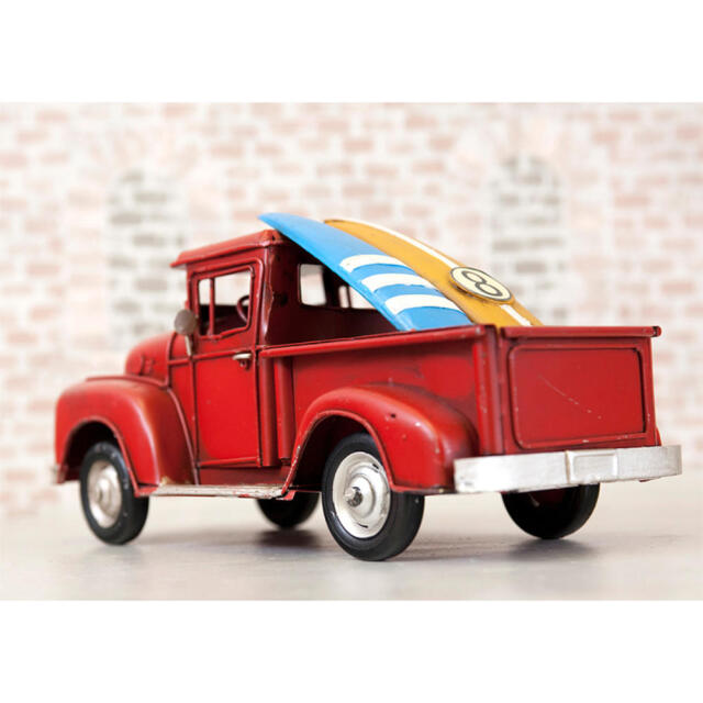 ブリキのおもちゃ ヴィンテージカー サーフトラック サーフボード