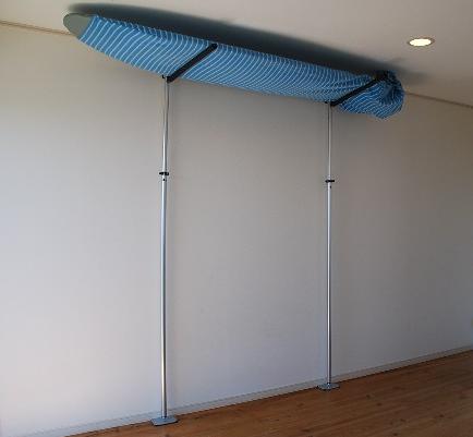 アルミポール・ツッパリ君ロング用セット( 固定平行アーム