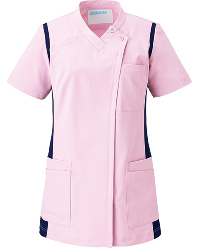 カゼン] KAZEN 【軽くしなやかな素材で携帯・PHSポケット付のスクラブ