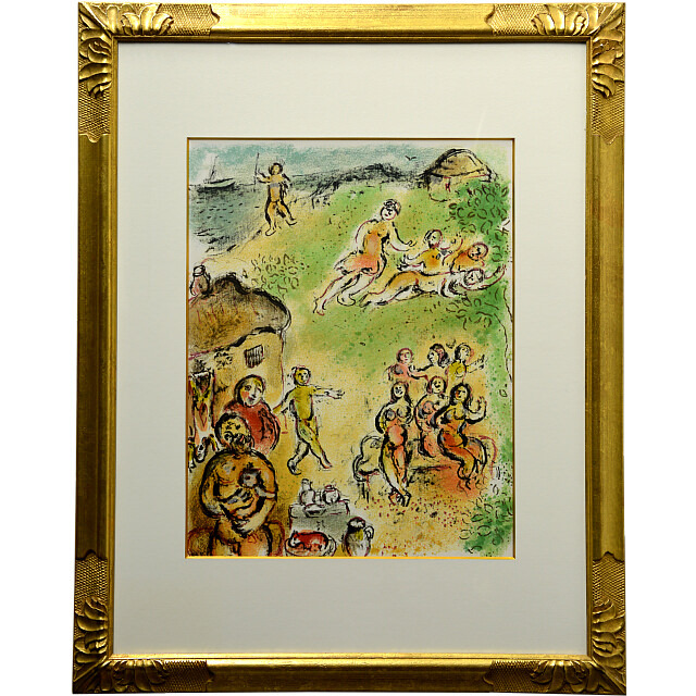 シャガール「アイオロスの島」オデッセー リトグラフ ドイツ版｜絵画販売