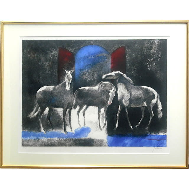 ポール・ギヤマン「光と影」リトグラフ 直筆サイン入り｜絵画販売