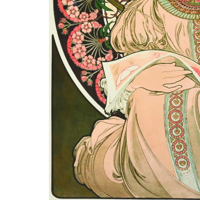 アルフォンス・ミュシャ「夢想」ピエゾグラフ 複製版画｜絵画販売