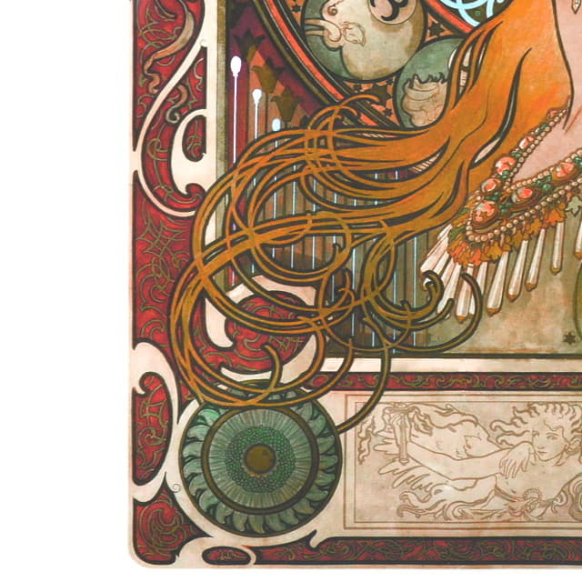 ミュシャ「黄道十二宮(ゾディアック)」複製画 ロサンゼルス工房制作