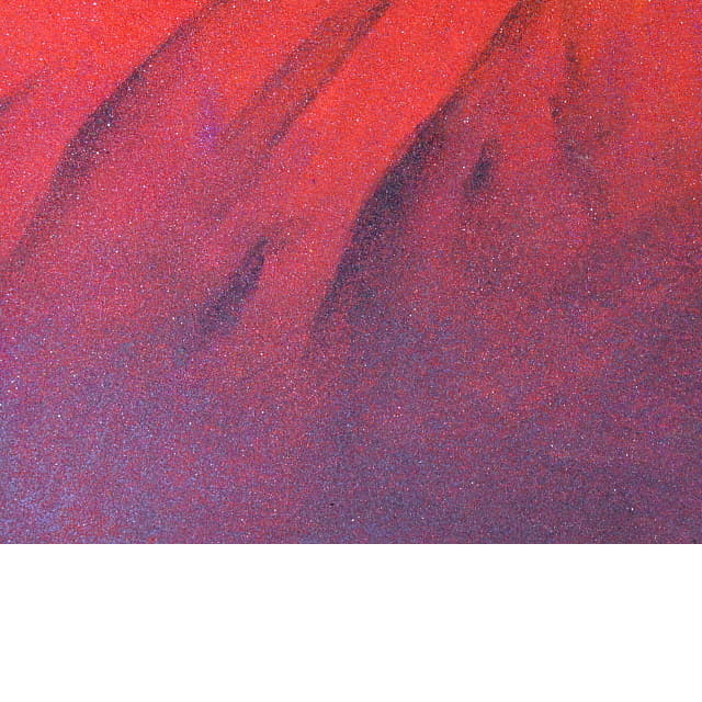 佐藤昭三「赤富士」日本画 6号 直筆サイン入り｜縁起画 贈答用・販売