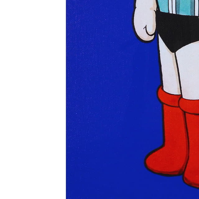 手塚治虫「アトム(青)」ピエゾグラフ 手塚プロ監修・限定版画｜絵画販売