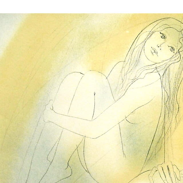 ジャン=バティスト・バラディエ「二人の女」直筆サイン入り｜絵画販売