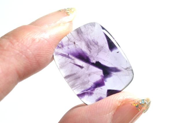 トラピッチェアメジスト（ファントム）【8】ルース・カボション （20