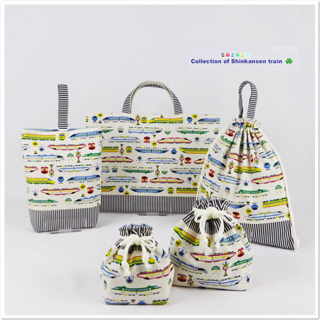 入園入学グッズ 5点セット - 保育園 幼稚園 レッスンバッグセット