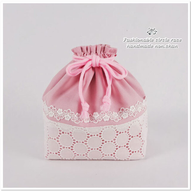 入園入学グッズ レッスンバッグ 5点セット 【フリル レース・刺繍