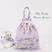 巾着袋M 30×25 - お着替え袋・体操服入れ 入園入学グッズ 持ち手付き