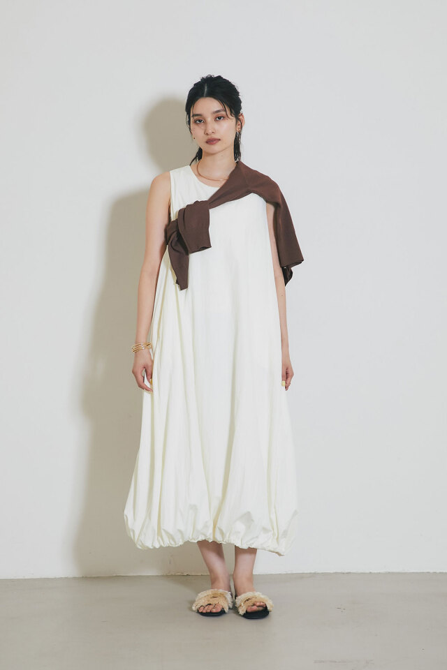 WEB限定】バルーンノースリワンピース