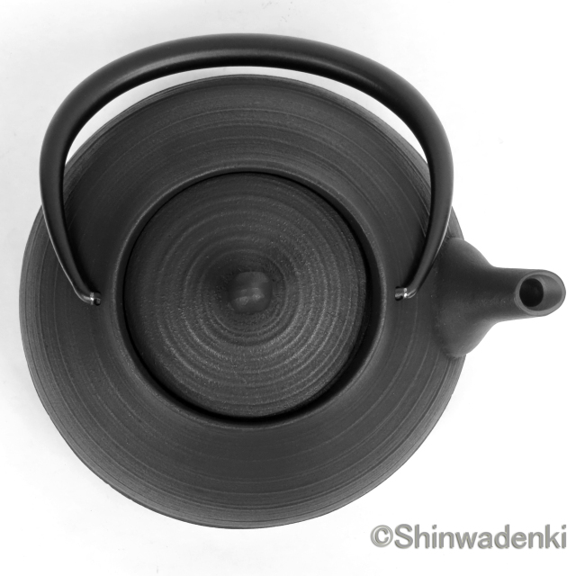 壱鋳堂 南部鉄器 鉄瓶 刷毛目1.3L 51008BK Shinwadenki