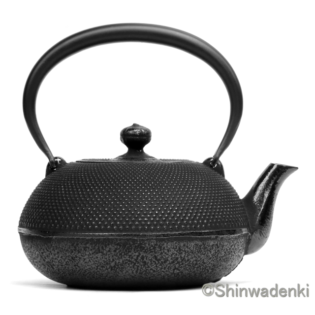 南部鉄器 鉄瓶 姥口アラレ 1.2L OH-310 Shinwadenki