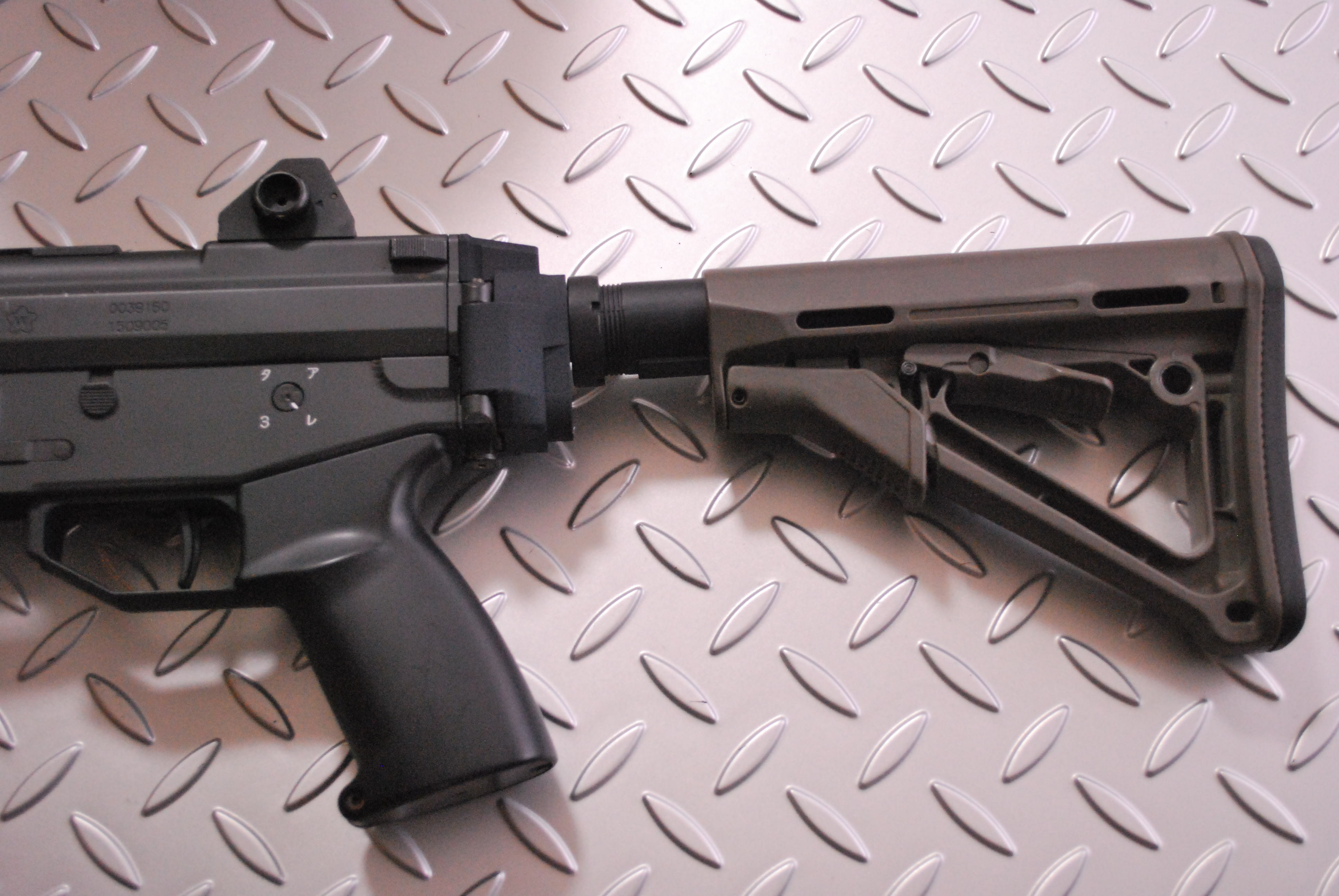 89式小銃折曲銃床専用 M4系ストック用アダプター