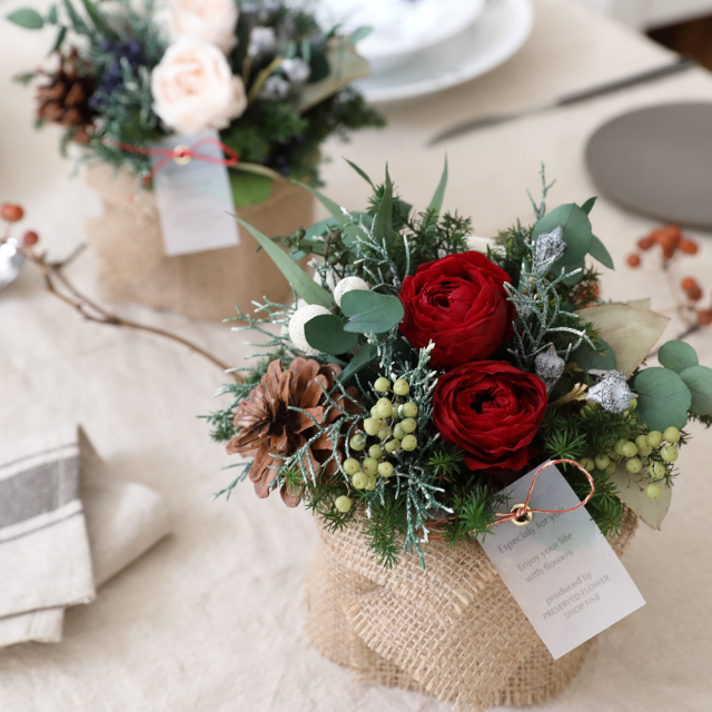 フルール・ノエル - プリザーブドフラワー アレンジメント クリスマス