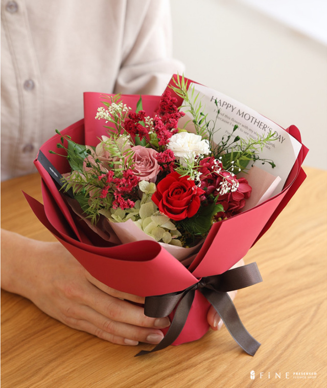 ラ ブーケ - プリザーブドフラワー 敬老の日 2025 花束 花束贈呈 誕生