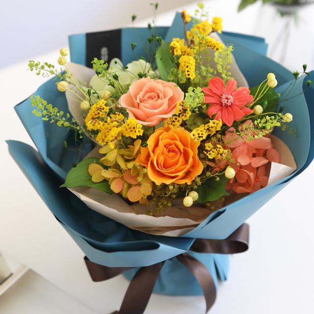 ラ ブーケ - プリザーブドフラワー 敬老の日 2025 花束 花束贈呈 誕生