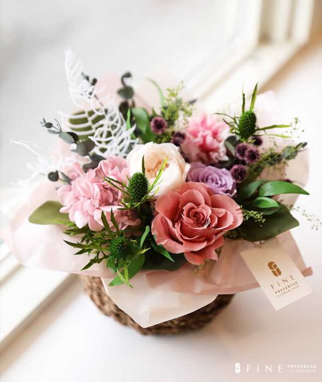 アンナ - プリザーブドフラワー 母の日 2025ローズ ギフト プレゼント