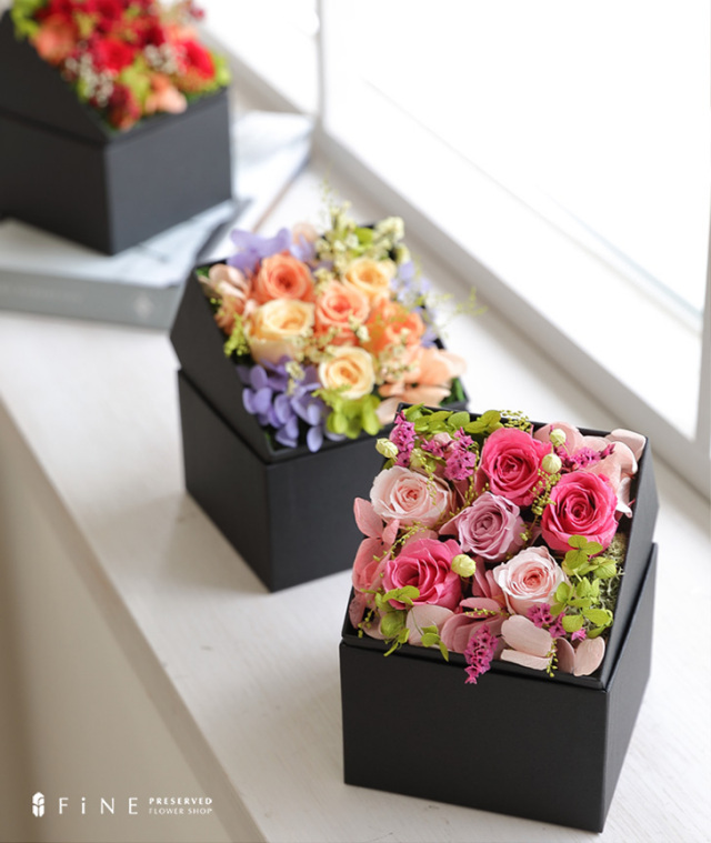 ラナローズ - ボックスフラワー フラワーボックス 敬老の日 ギフト 花