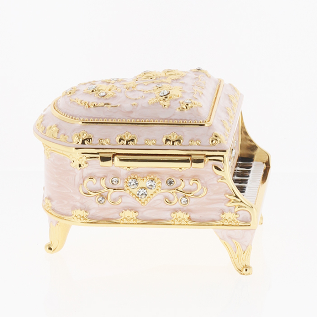 アンチモニー ピアノ型宝石箱オルゴール【ピンク】DY-3097
