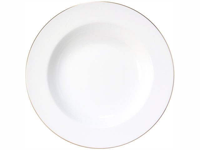 ゴールドライン（リムシェープ） 22cmスープ皿