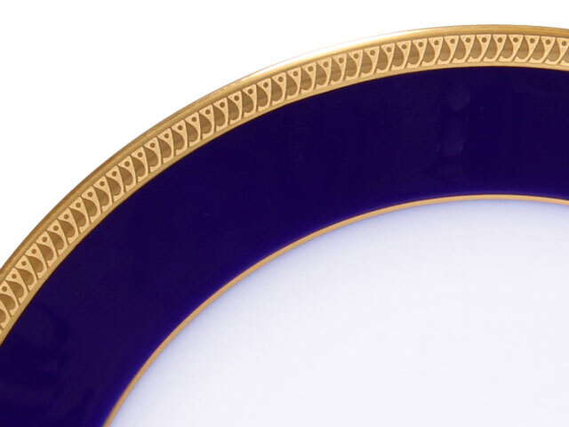 瑠璃片葉金蝕 26cmミート皿