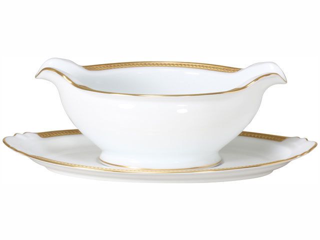 クラウン（エンボス） 20cmデザート皿