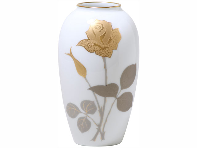 金蝕バラ 15cm花器