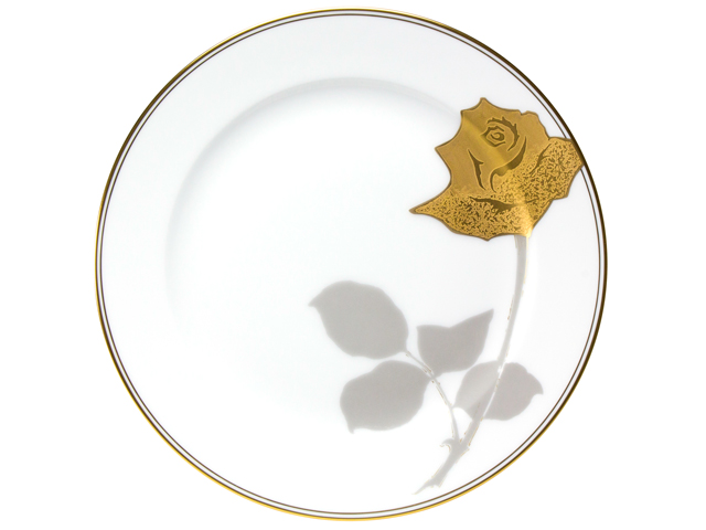 金蝕バラ 26cmミート皿