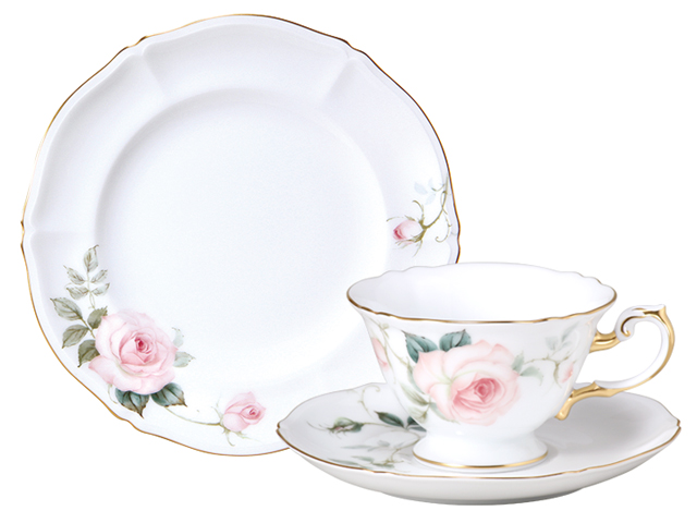 フェアリーローズ」カップ＆ソーサー、ケーキ皿セット