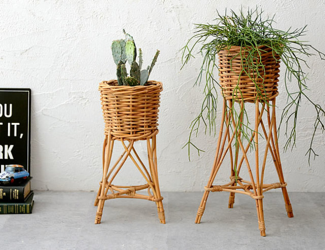 ラタン プランタースタンド | ゼネラルストア オルネ