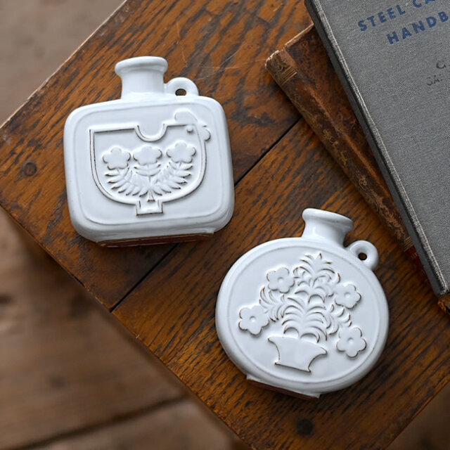 瀬戸焼のフラワーベース 白化粧 | ゼネラルストア オルネ