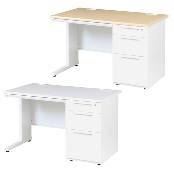 オフィスデスク片袖タイプW1000・W1200・W1400｜オフィス家具モール