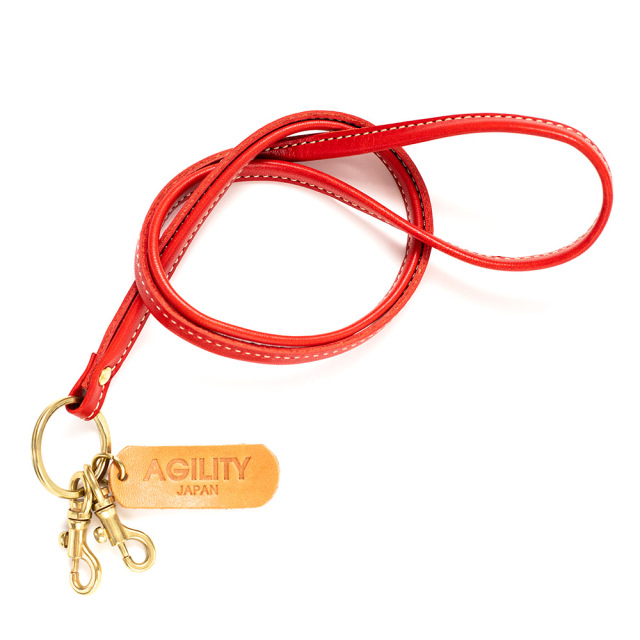 8mmネックストラップ』(全5色)ジーンズ（栃木レザー）/丁度いい8mm幅