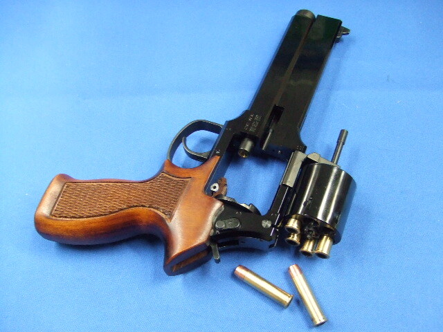 マテバ リボルバー Wディープブラック 木製グリップ リアルX