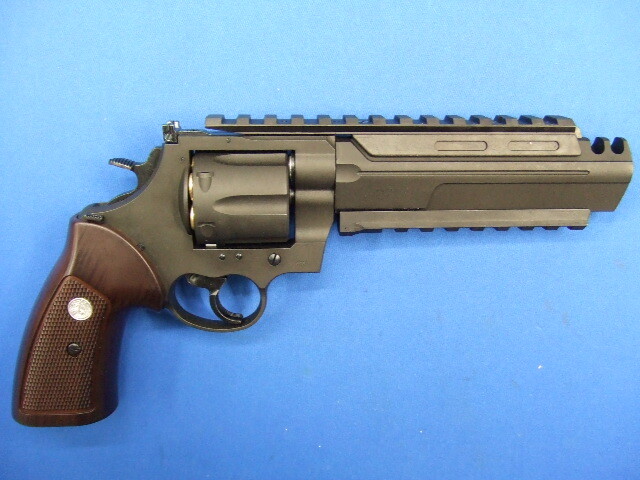 アンリミテッドリボルバー 6mmBB ブラック HW Xカートリッジ