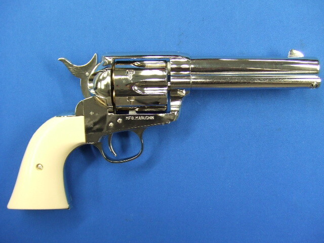 コルトSAA.45 ピースメーカー ニッケルシルバー Xカートリッジ