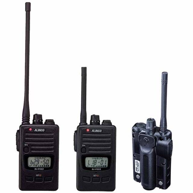 DJ-P222】 特定小電力トランシーバー（交互通話・中継器対応