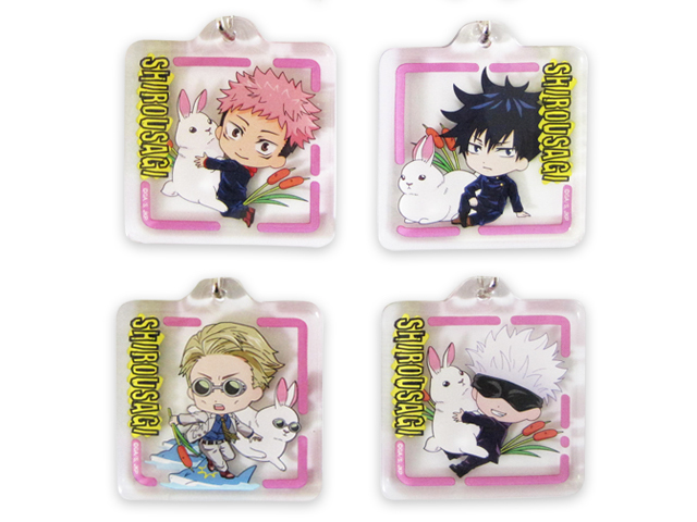 呪術廻戦クリアアクリルキーホルダー 白うさぎ