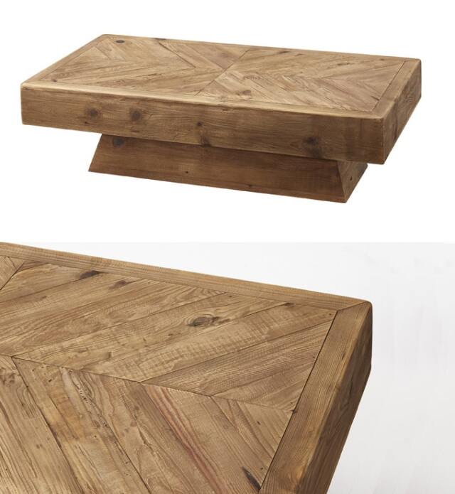 おしゃれな古材のローテーブル 幅120cm｜北欧家具アンバーデザイン