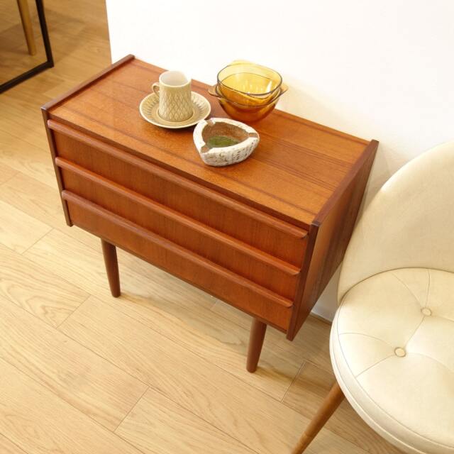 北欧ヴィンテージ3段チェスト｜北欧家具通販・アンバーデザイン