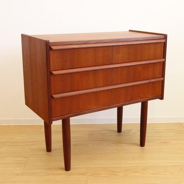 北欧ヴィンテージ3段チェスト｜北欧家具通販・アンバーデザイン