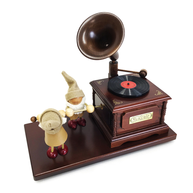 ニデック オルゴール 18弁 EA093S からくり蓄音機 星に願いを