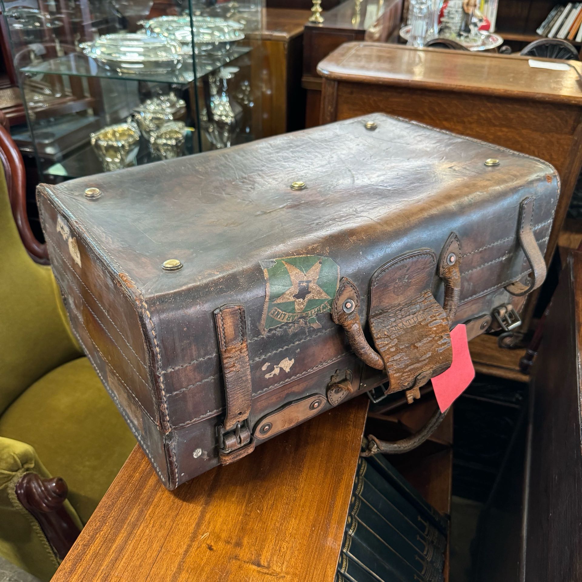 アメリカ 1920年代 レザー レザートランクケース