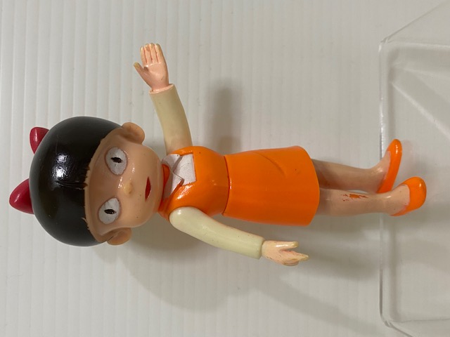 バンダイ☆1985年☆ゲゲゲの鬼太郎☆猫娘☆ソフビ人形 13