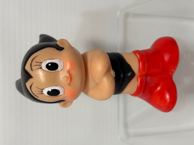 1964年☆浅草玩具☆鉄腕アトム☆昭和レトロ☆ソフビ人形 9．5cm