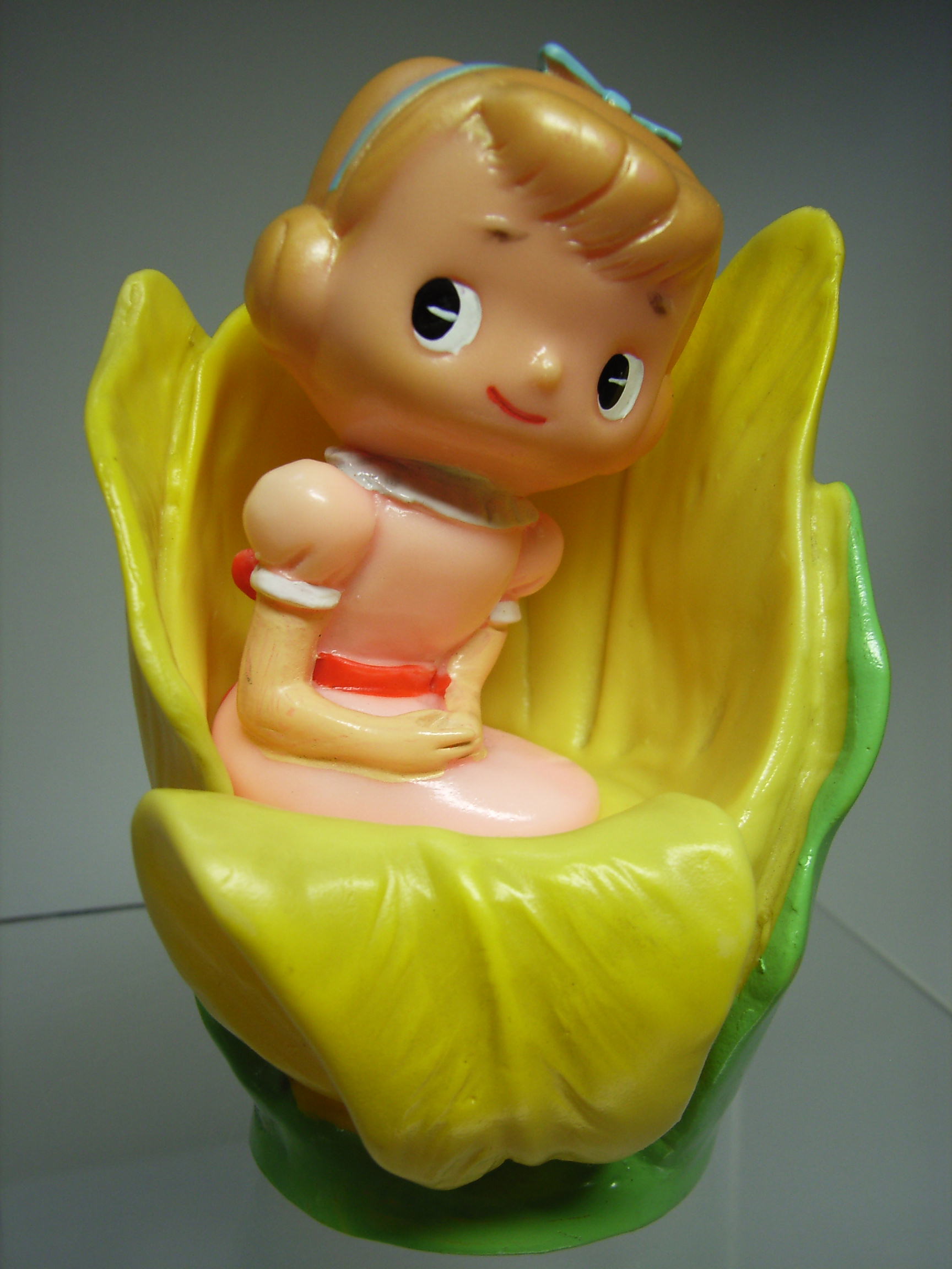 激レア 非売品 かみなり坊や ピッカリ・ビー ソフビ指人形 1970年代