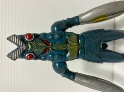 1983年☆バンダイ☆バルタン星人☆ソフビ人形 17．3cm 当時物 版権有