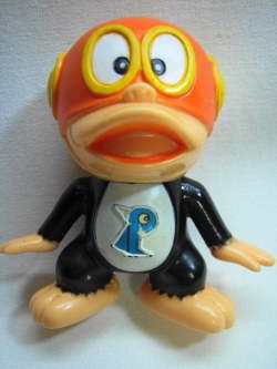 バンダイ パーマン2号 ブービー ソフビ人形 7．1cm 当時物 現状